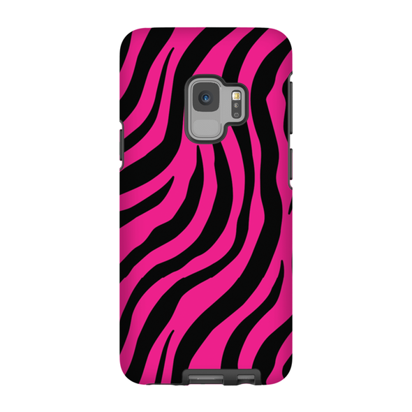 pink zebra print cell phone case