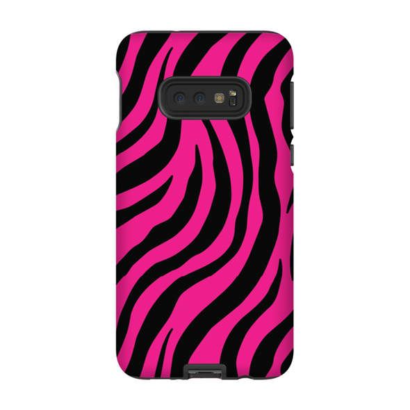 pink zebra print cell phone case