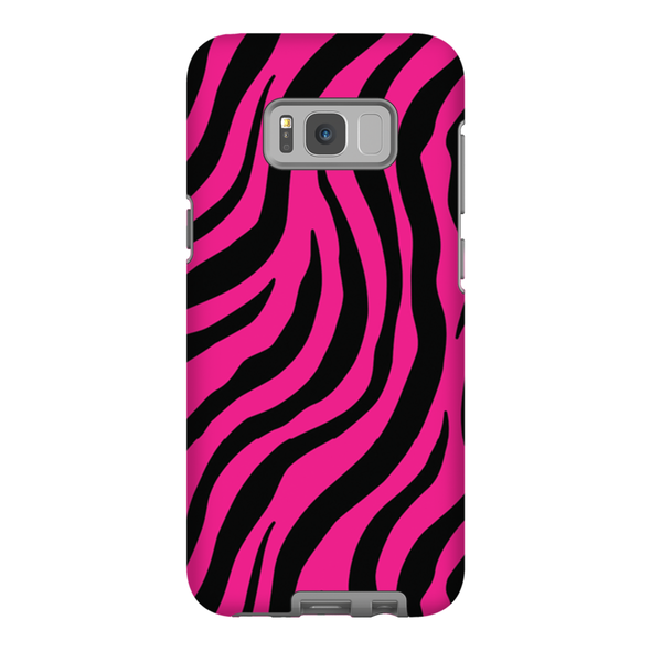 pink zebra print cell phone case