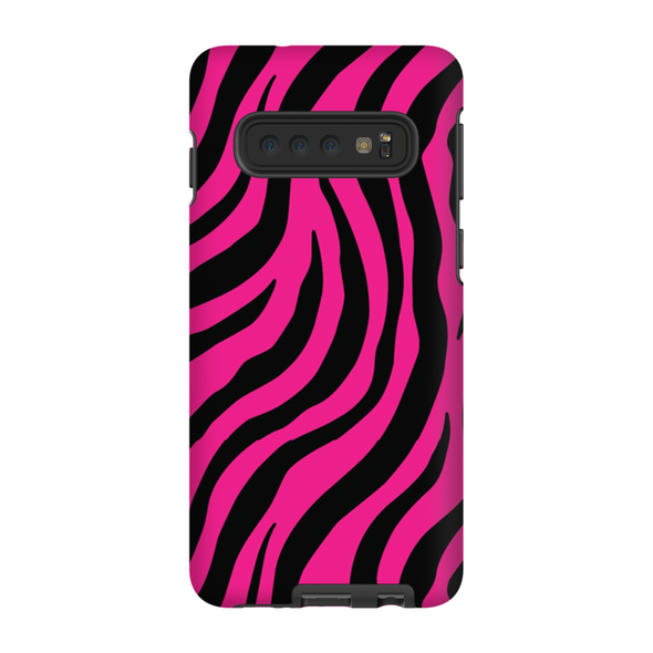 pink zebra print cell phone case
