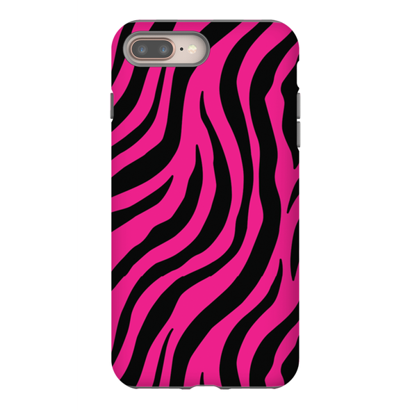 pink zebra print cell phone case