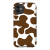 cow hide pattern cell phone case