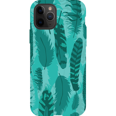 feather pattern cell phone case