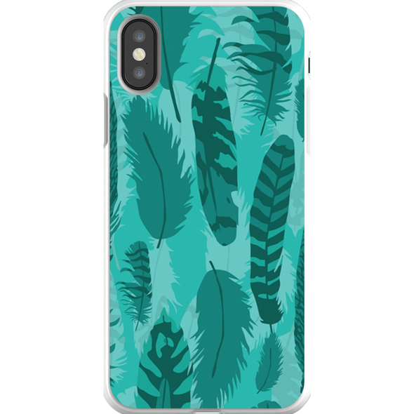 feather pattern cell phone case