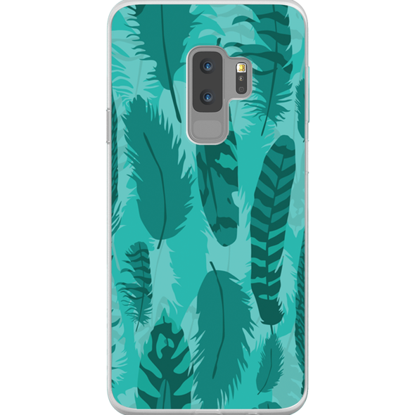feather pattern cell phone case