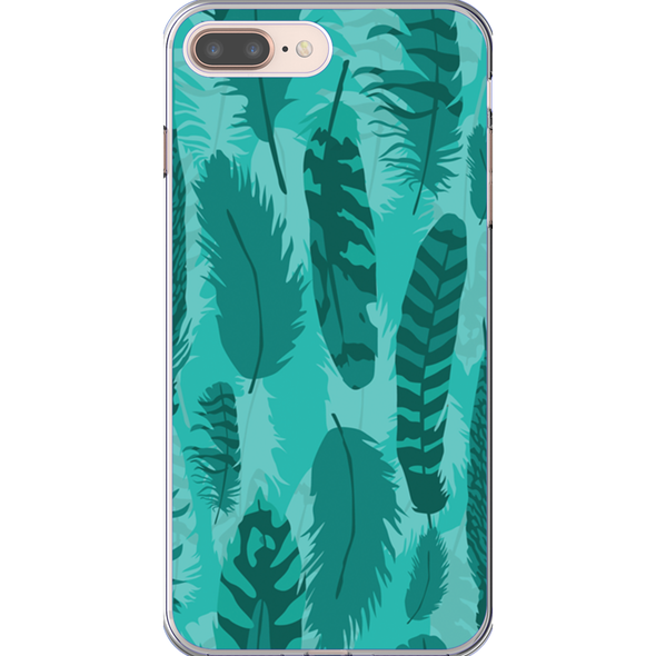 feather pattern cell phone case