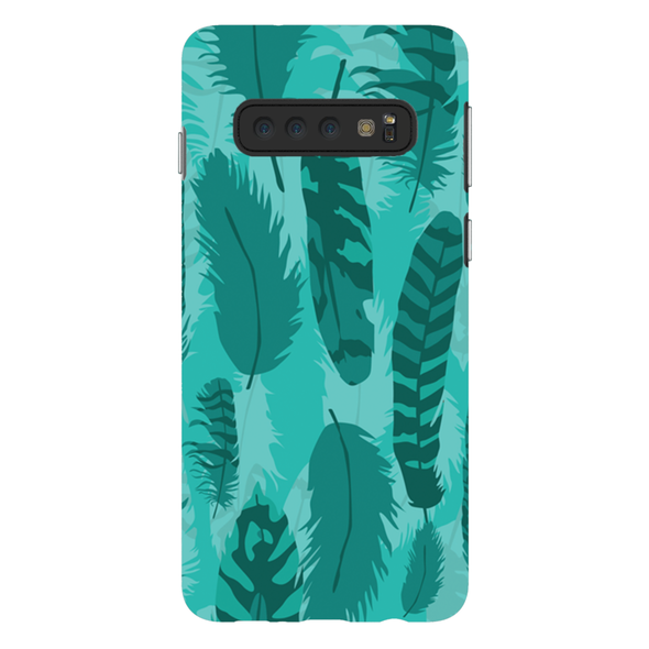 feather pattern cell phone case
