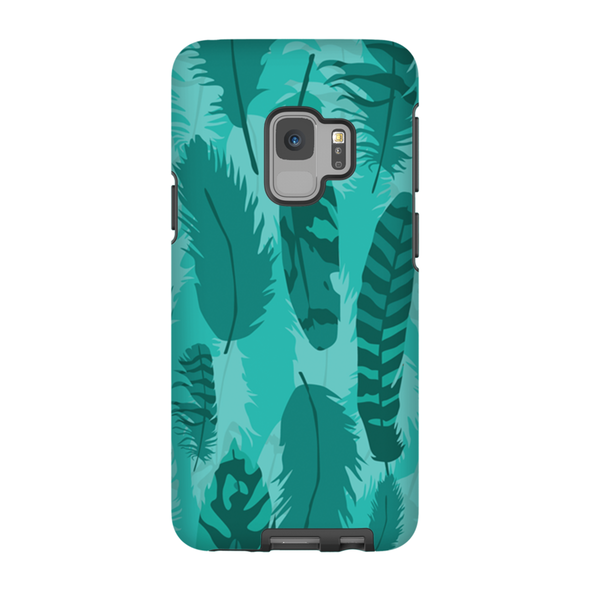 feather pattern cell phone case