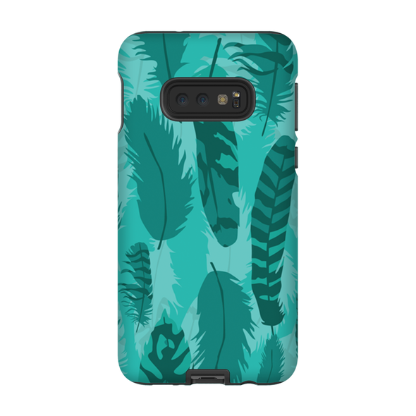 feather pattern cell phone case