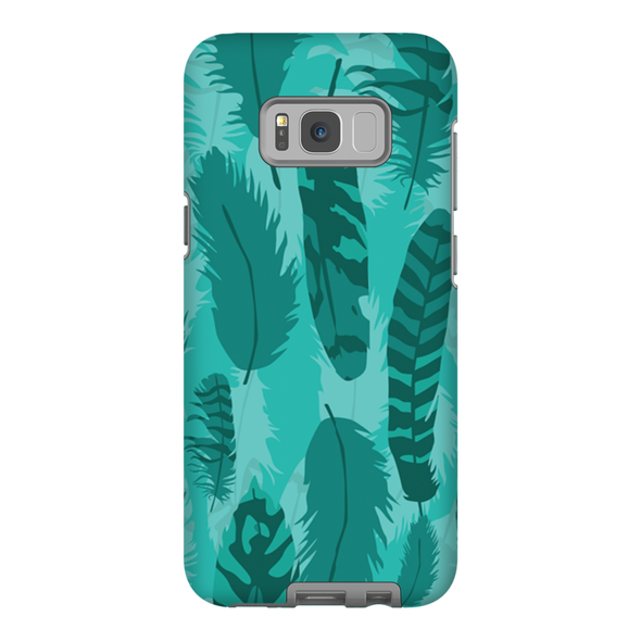 feather pattern cell phone case