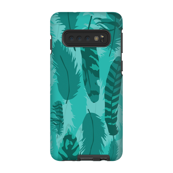 feather pattern cell phone case