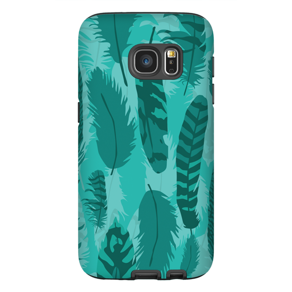 feather pattern cell phone case