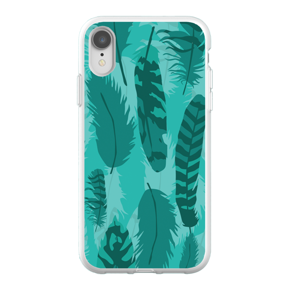 feather pattern cell phone case