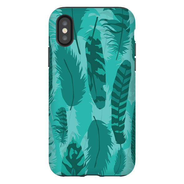 feather pattern cell phone case