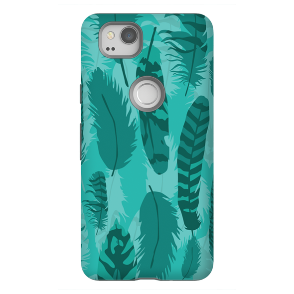 feather pattern cell phone case