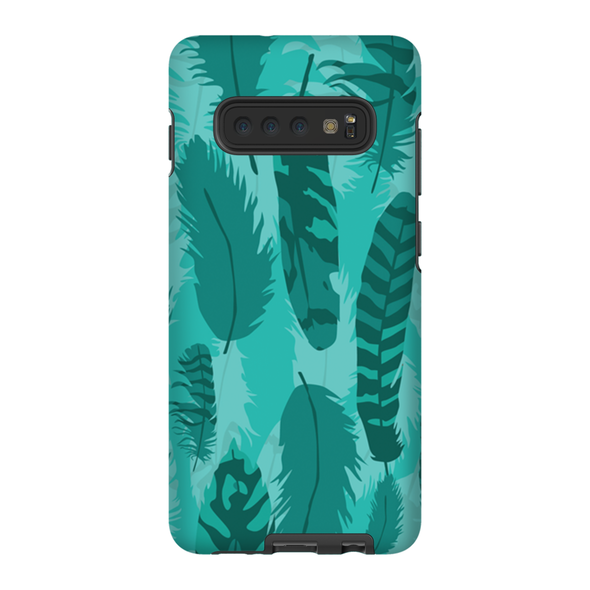 feather pattern cell phone case