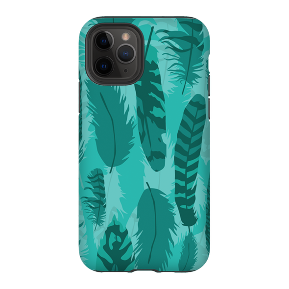 feather pattern cell phone case