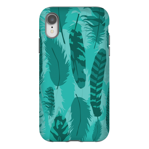 feather pattern cell phone case