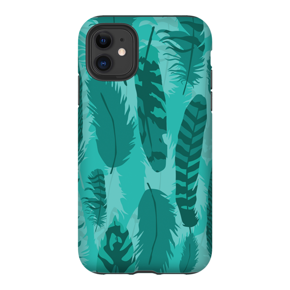 feather pattern cell phone case