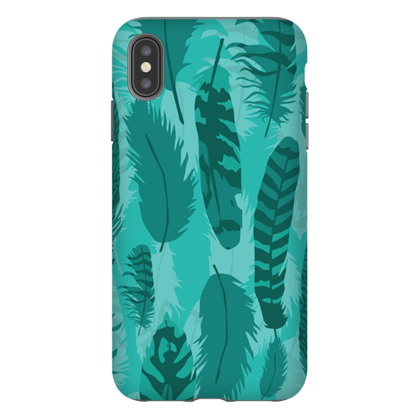 feather pattern cell phone case