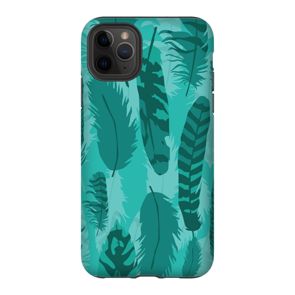 feather pattern cell phone case