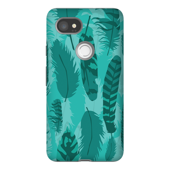 feather pattern cell phone case