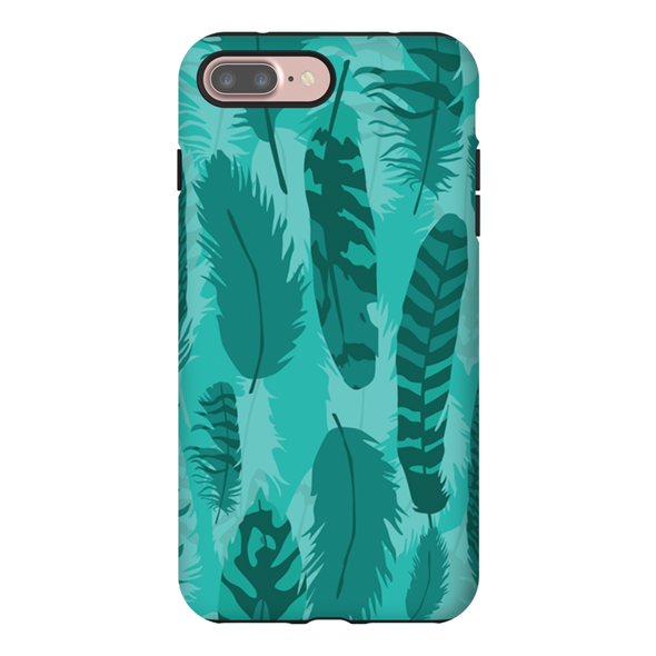 feather pattern cell phone case