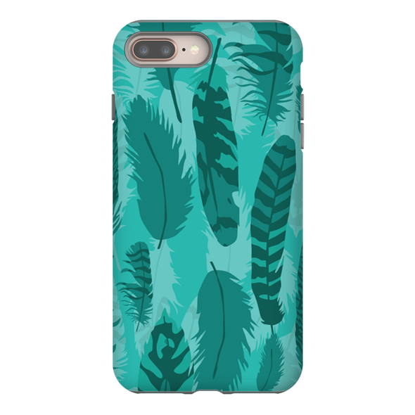 feather pattern cell phone case