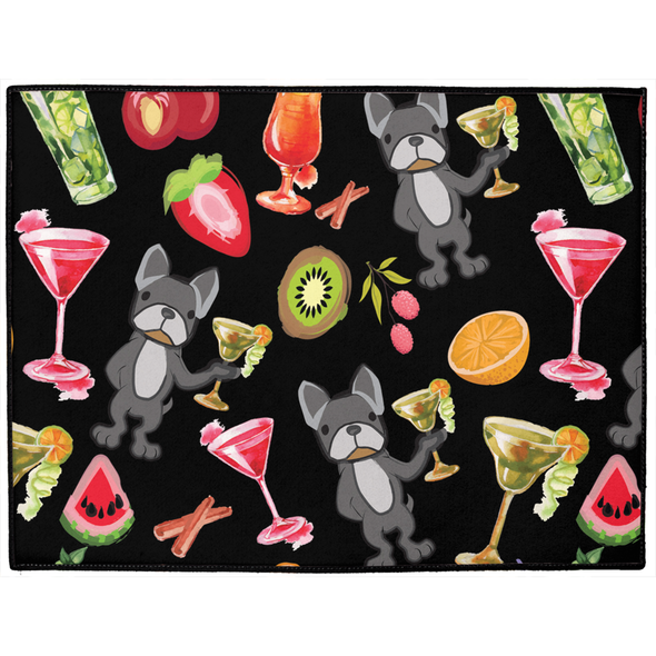 happy hour dog mat