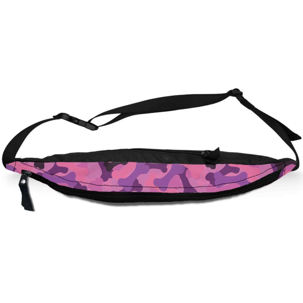 Pink camo fanny pack hotsell