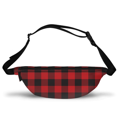 buffalo plaid fanny pack