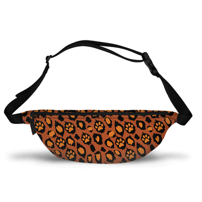 leopard skin fanny pack