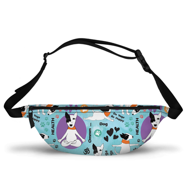 yoga dog fanny pack