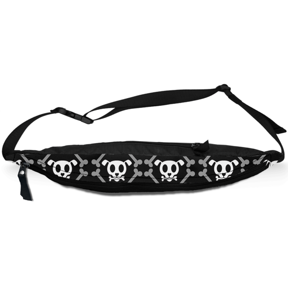 skull and bones fanny pack