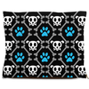 skull and bones dog bed