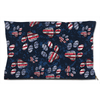 patriotic american flag dog bed