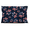 patriotic american flag dog bed