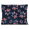 patriotic american flag dog bed