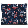 patriotic american flag dog bed