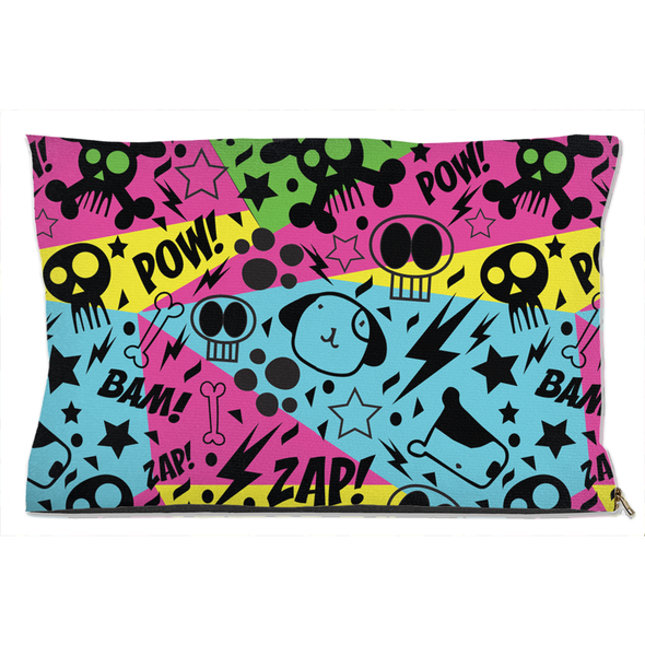 graffiti dog bed