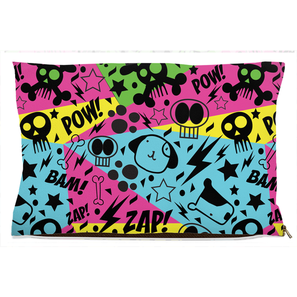graffiti dog bed
