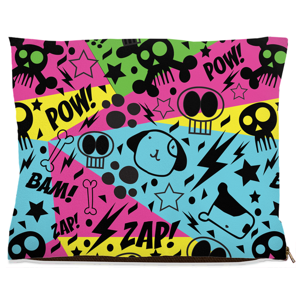 graffiti dog bed