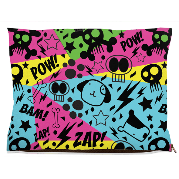 graffiti dog bed