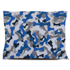 bone camo blue dog bed