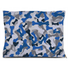 bone camo blue dog bed