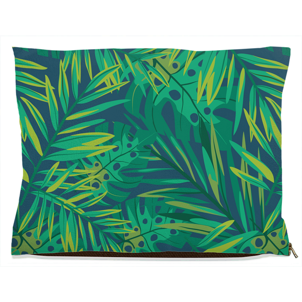 tropical dog bed