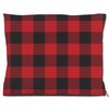buffalo plaid red dog bed