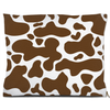 cow hide pattern dog bed