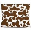 cow hide pattern dog bed