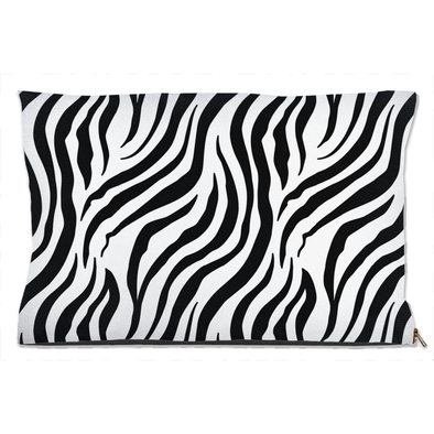 zebra print dog bed